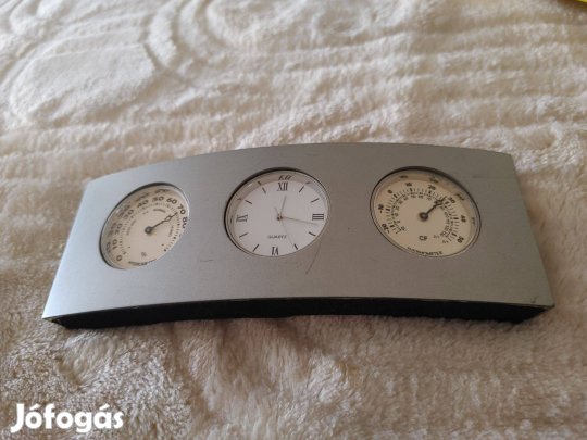 Asztali kombinált óra hőmérő légnyomás mérő nehezék