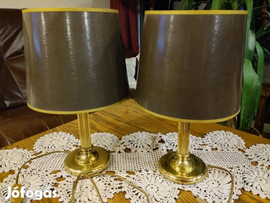 Asztali lámpa 40 cm magas aranyozott caz