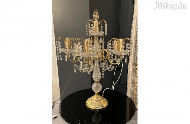 Asztali lámpa 5-ös Arany Klasszikus kristály