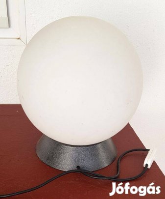 Asztali lámpa, műanyag búrával 35 x 35 cm