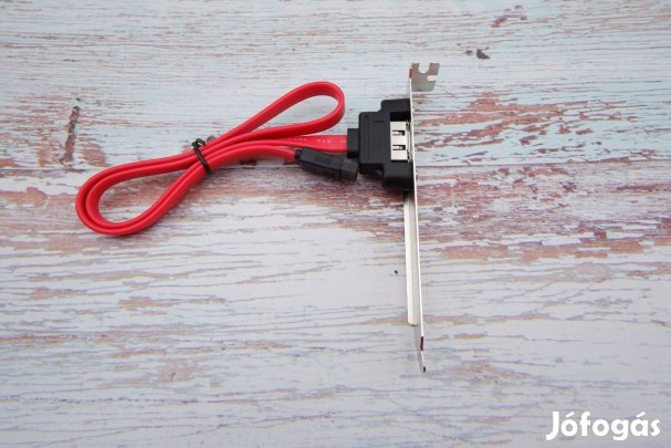 Asztali számítógép alaplapi SATA port kivezetés esata csatlakozóra