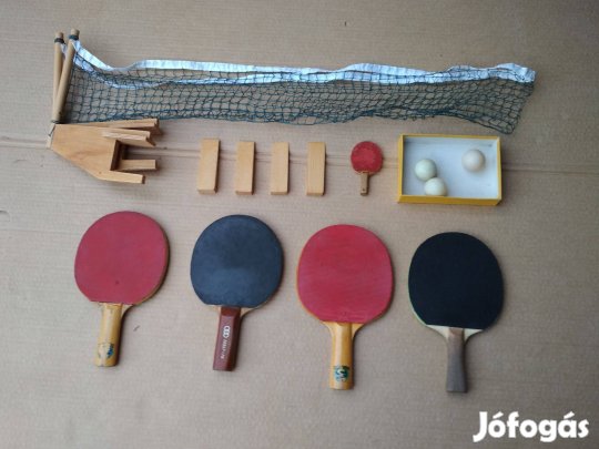 Asztali teniszütők , pingpong ütők + háló