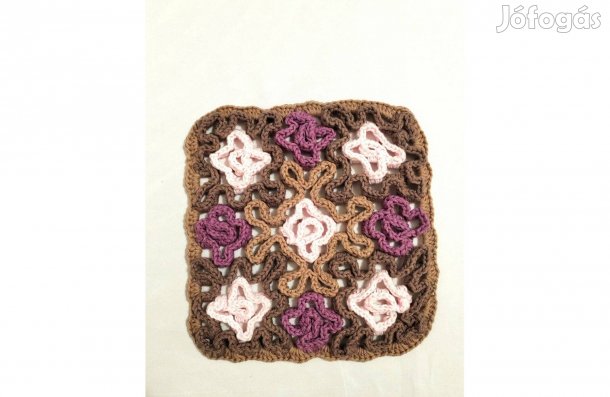 Asztalközép, Edényalátét, dekoráció, kézzel horgolt