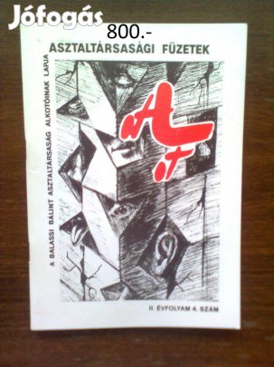 Asztaltársasági füzetek