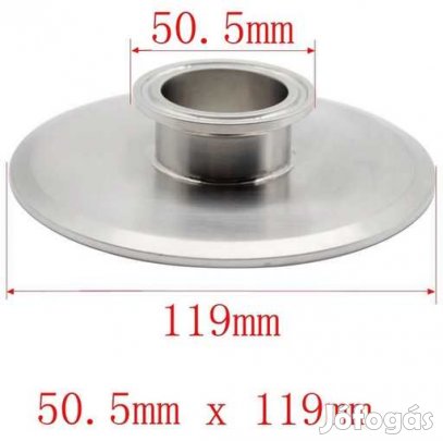 Átalakító 1,5" Tri-Clamp - 4" Tri-Clamp  (3534)