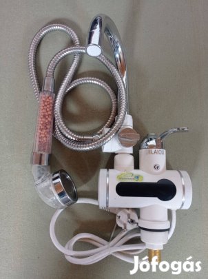 Átfolyós vízmelegítő csap zuhannyal