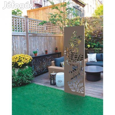 Athea barna térelválasztó, 60x 150 cm,fém Deco Panel. Level mintázatta