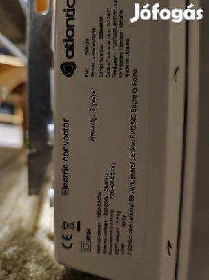 Atlantic elektromos fűtő panel fűtőpanel