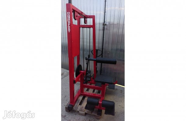 Atlas hasprés és mélyhát kombinált gép 50 kg lapsúllyal szerelve