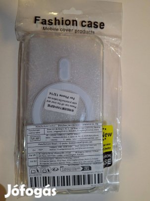 Átlátszó Magsafe kompatibilis tok iphone 14 és 15 típusú készülékhez