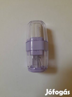 Átlátszó dobozos (lila) radír és hegyező egyben