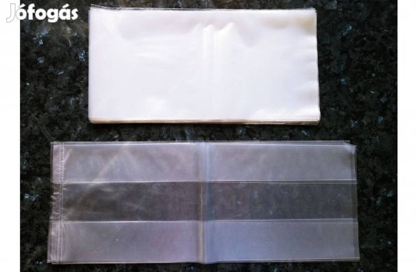 Átlátszó nylon zacskó erős polietilén tasak új 41 db