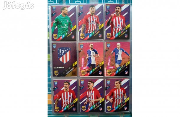 Atlético Madrid Teljes sor Panini Fifa 365 2024 kártya