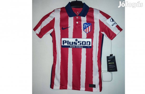 Atletico Madrid eredeti Nike csíkos gyerek új címkés mez (128-137)