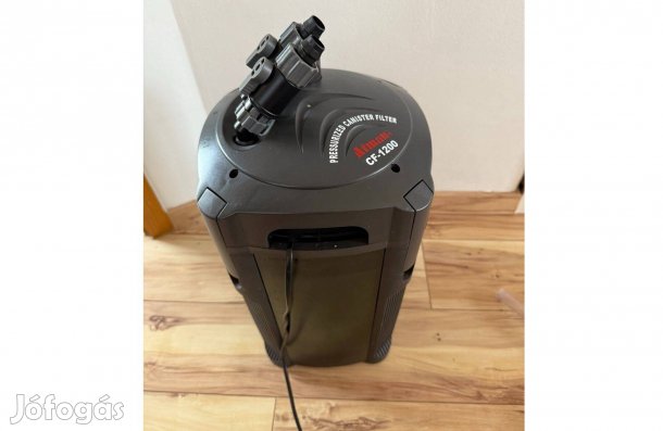 Atman CF-1200 akvárium külső szűrő, szűrőtöltettel