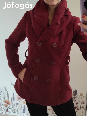 Átmeneti, karcsúsított szövetkabát S/M