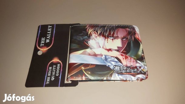 Attack on Titan AOT pénztárca Eren Levi Új Shingeki no Kyojin számlás