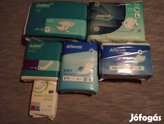 Attends és Dailee pelenka - és betét . Cserélhető !