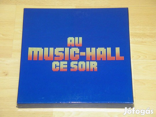 Au Music - Hall Ce Soir sanzon válogatás 10 db bakelitlemezen, díszdob
