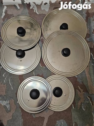 Auchanból vásárolt, teljesen új univerzális rozsdamentes fedők egyben!