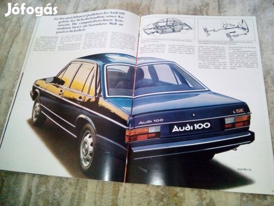 Audi 100 prospektus, katalógus