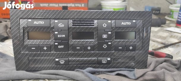 Audi A4 B6 - B7 klímavezérlő panel matrica, a kopott gombokra