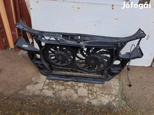 Audi A4 B7 gyári homlokfal (dupla ventilátor, ventilátor keret, zárhíd