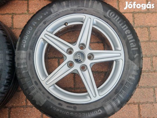 Audi A4 B8 B9 gyári 16col alufelni 205/60r16 nyári gumi 