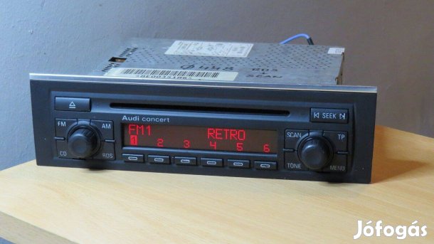 Audi A4 Concert gyári cd rádió autoradio fejegység