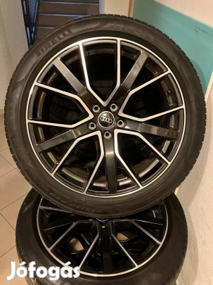 Audi A8/S8 gyári 20-as alufelni garnitúra nyári gumival
