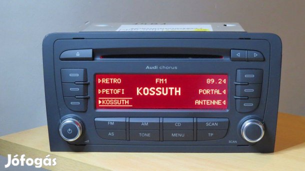 Audi Chorus gyári cd rádió fejegység autoradió