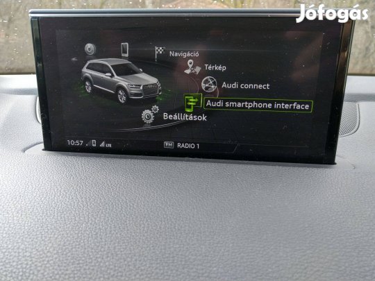 Audi MMI 4G MIB 2 MIB 2,5 MHI2 2024 2025 térkép carplay android auto