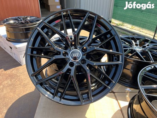 Audi RS Style Damina 18" 5x112 Fekete Új alufelni 18 coll VW Seat