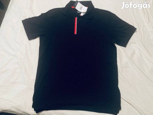 Audi gombos-galléros póló