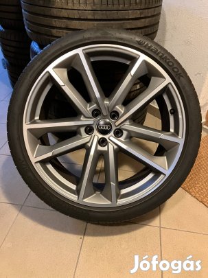 Audi gyári A6/S6 21-es alufelni garnitúra nyári gumival