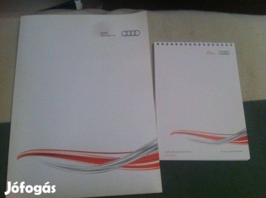 Audi spirál jegyzetfüzet, notesz