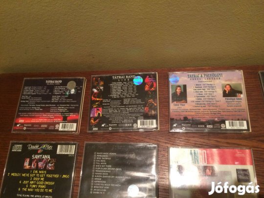 Audió Cd lemezek Tátrai Band, Santana, Vangelis, Queen
