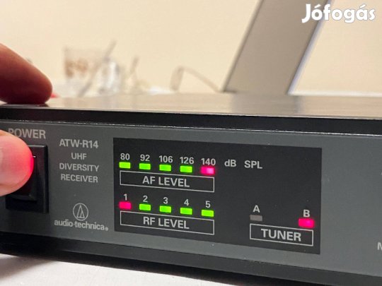 Audio-Technica ATW-R14 mikrofonos vevőegység (csak vevő)