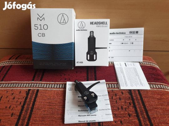 Audio Technica VM510CB Japan + HS6BK komplett hangszedő szett Új