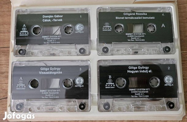 Audio kazetta készlet - Bionet induló csomagból