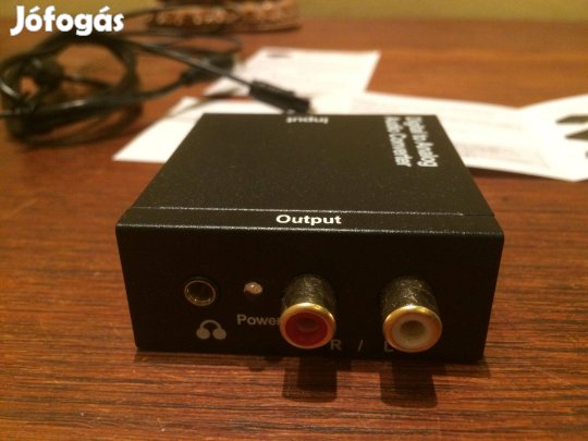 Audio konverter optikai - RCA vagy Jack