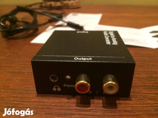 Audio konverter optikai - RCA vagy Jack