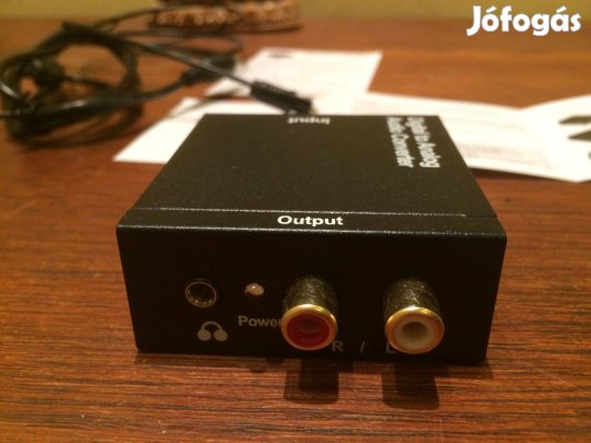 Audio konverter optikai - RCA vagy Jack