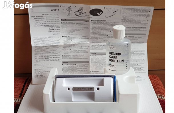 Audio-technica AT6012 bársony, tartályos, lemeztisztító készlet Új
