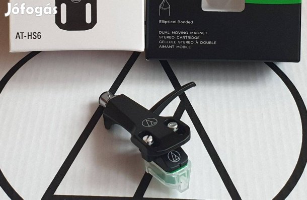 Audio-technica VM95E + HS6BK komplett lemezjátszó hangszedő szett Új