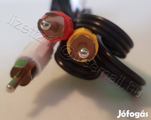 Audió video sztereo csatlakozó kábel