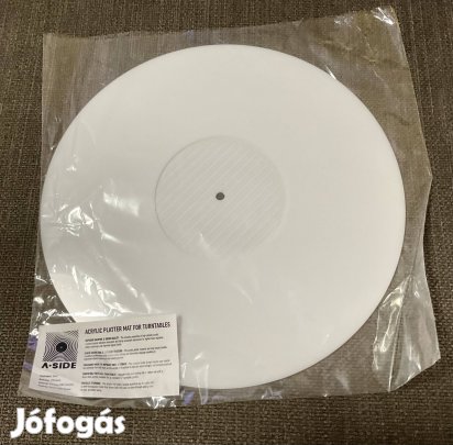 Audiofil akril lemezjátszó tuning tányér