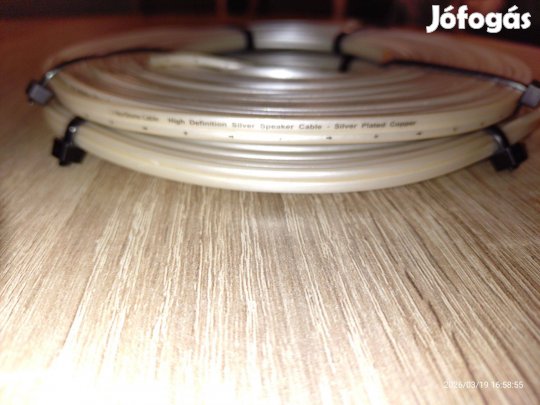 Audiophile Norstone Silver SV150 (2 x 7m) Ezüstözött Hangfalkábel Pár