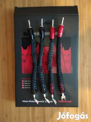 Audioquest Thunderbird Biwire Jumper kábel. Csere beszámítás is !