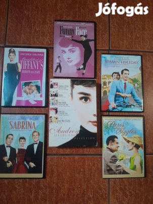 Audrey Hephurb DVD 5 db -os kollekció 